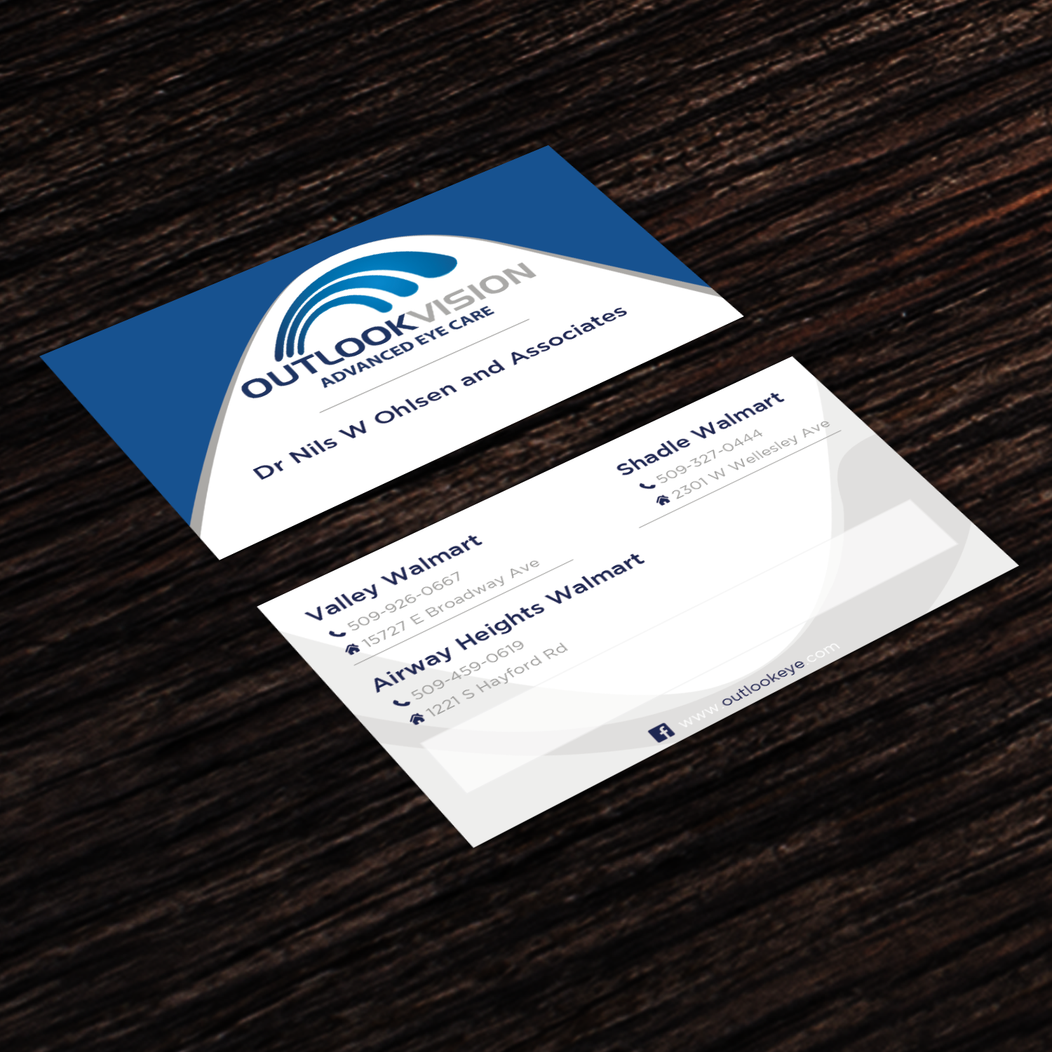 Business Card Design by vinhducquach for Outlook Vision | Design #12472649