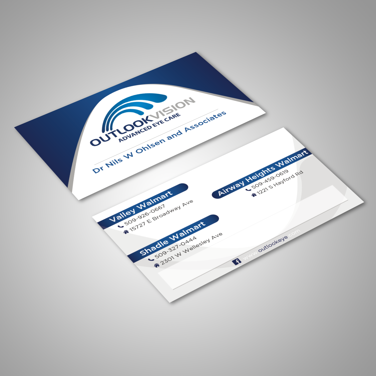 Business Card Design by vinhducquach for Outlook Vision | Design #12479386