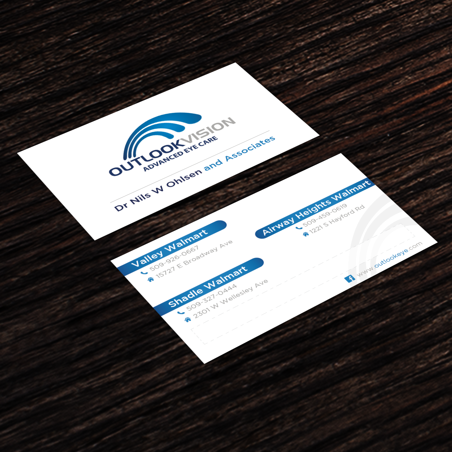 Business Card Design by vinhducquach for Outlook Vision | Design #12479449