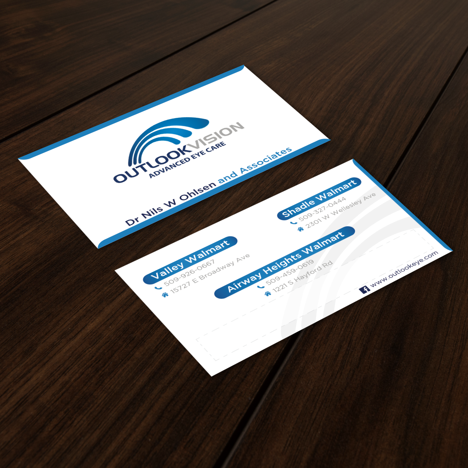 Business Card Design by vinhducquach for Outlook Vision | Design #12484193