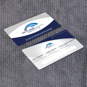 Business Card Design by vinhducquach for Outlook Vision | Design #12502677