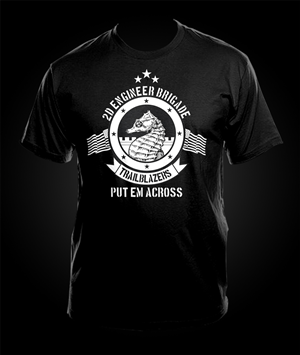 2d Engineer Brigade T-Shirt | T-shirt Design by D'Mono