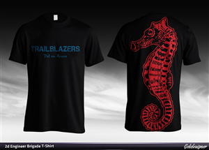 2d Engineer Brigade T-Shirt | T-shirt Design by gekgrfx