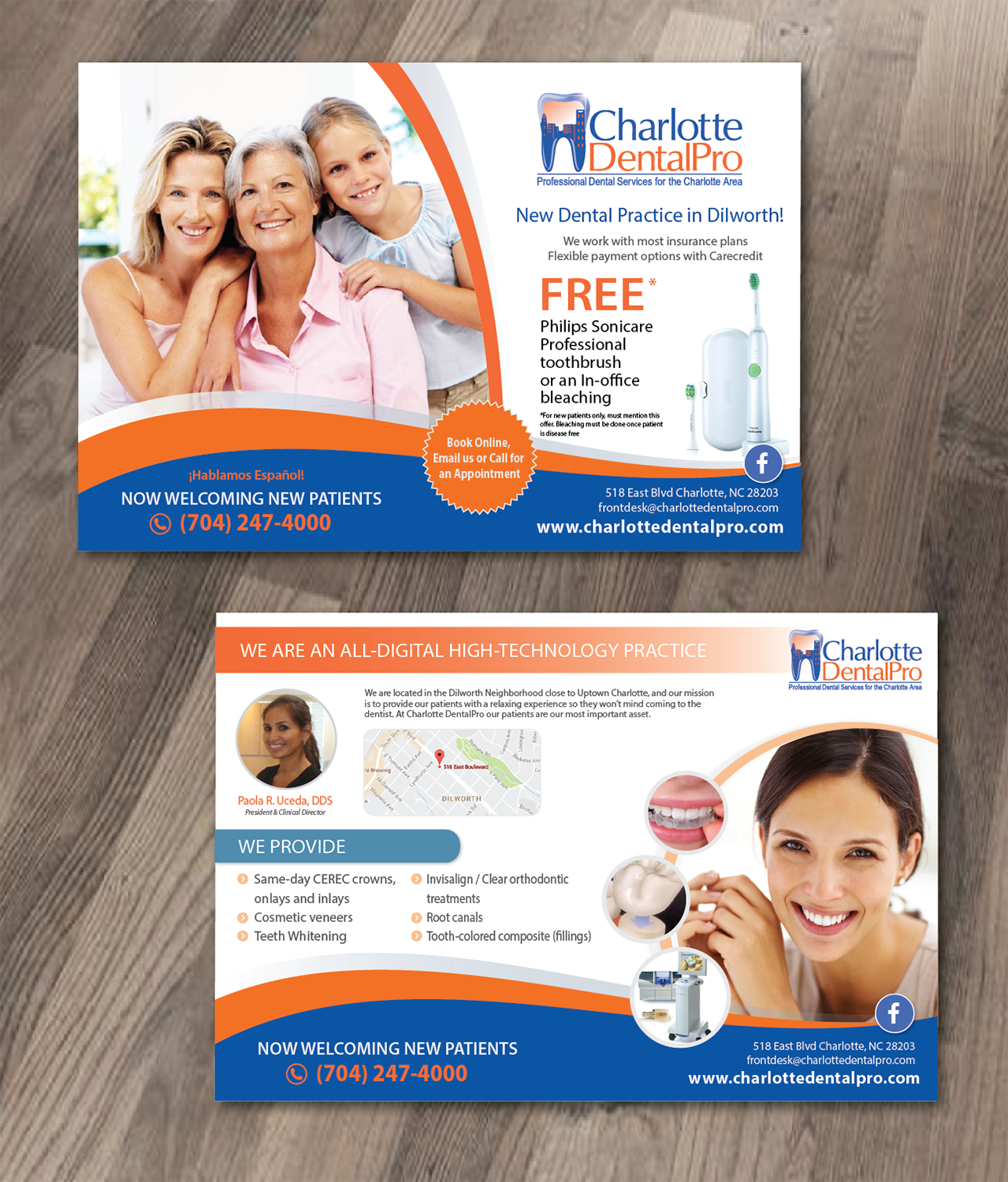 Flyer-Design von alex989 für Charlotte DentalPro | Design #12515945