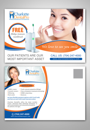 Flyer Design by debdesign for Charlotte DentalPro | Design: #12483592