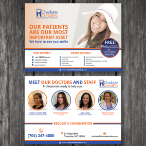 Flyer Design by ecorokerz for Charlotte DentalPro | Design: #12479177