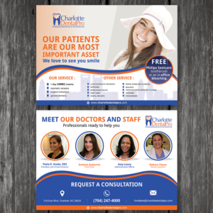 Flyer Design by ecorokerz for Charlotte DentalPro | Design: #12479581