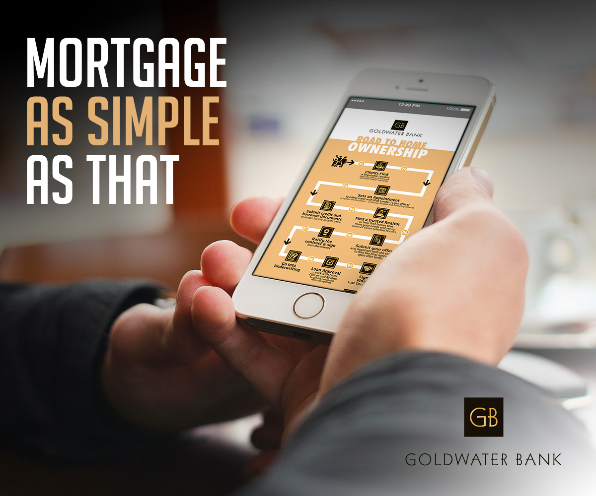 Diseño de Flyer por estevangio para Goldwater Bank | Diseño #12527321