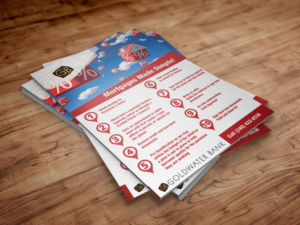 Design de Flyer par mefiloglu pour Goldwater Bank | Design : #12487083