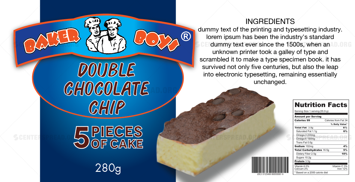 Diseño de Empaque por CENTERSPREAD para Baker Boys Ltd | Diseño #12508667