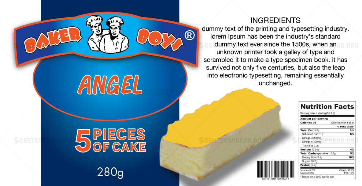 Diseño de Empaque por CENTERSPREAD para Baker Boys Ltd | Diseño #12508669