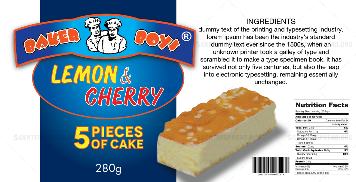 Diseño de Empaque por CENTERSPREAD para Baker Boys Ltd | Diseño #12508672