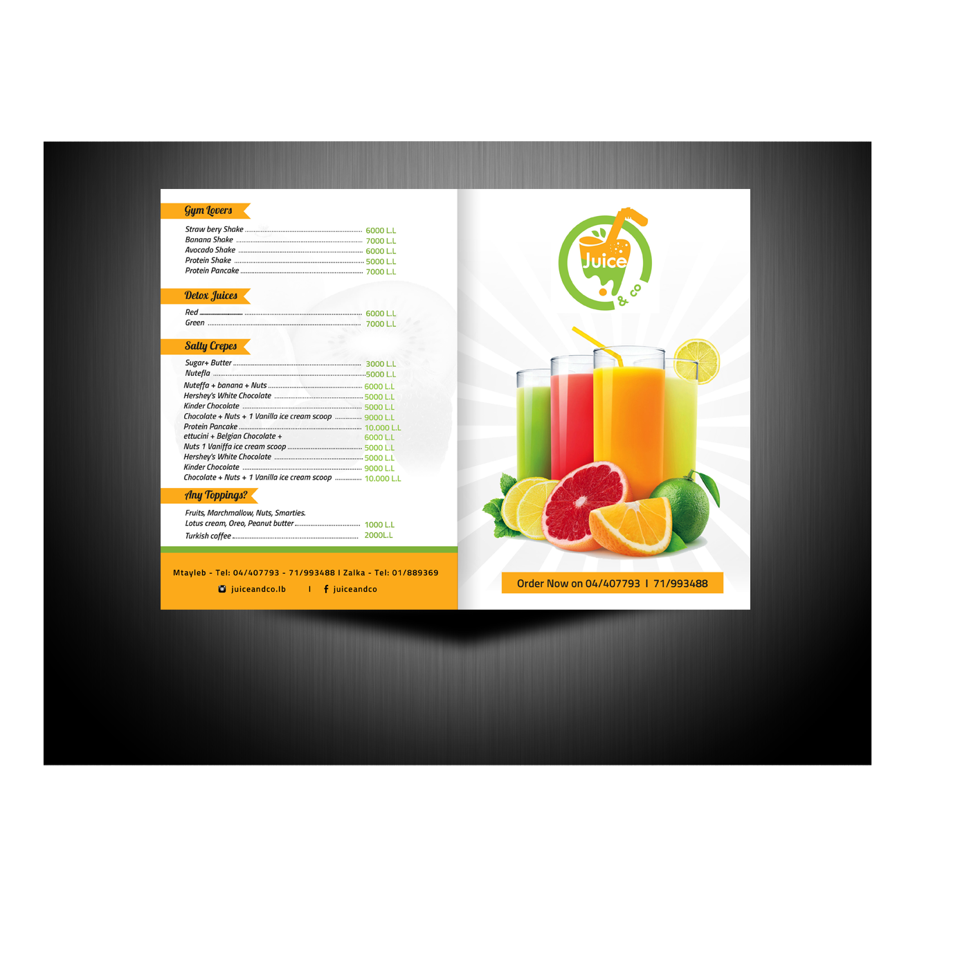 Flyer Design by creative.bugs for Juice&Co. | Design #12485908