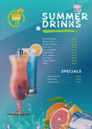 Flyer Design by vondon for Juice&Co. | Design #12533831