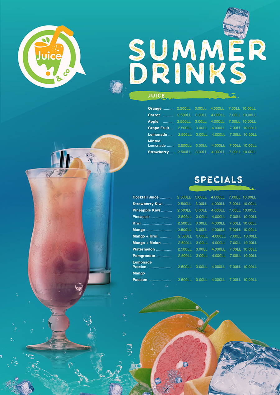 Flyer Design by vondon for Juice&Co. | Design #12537743
