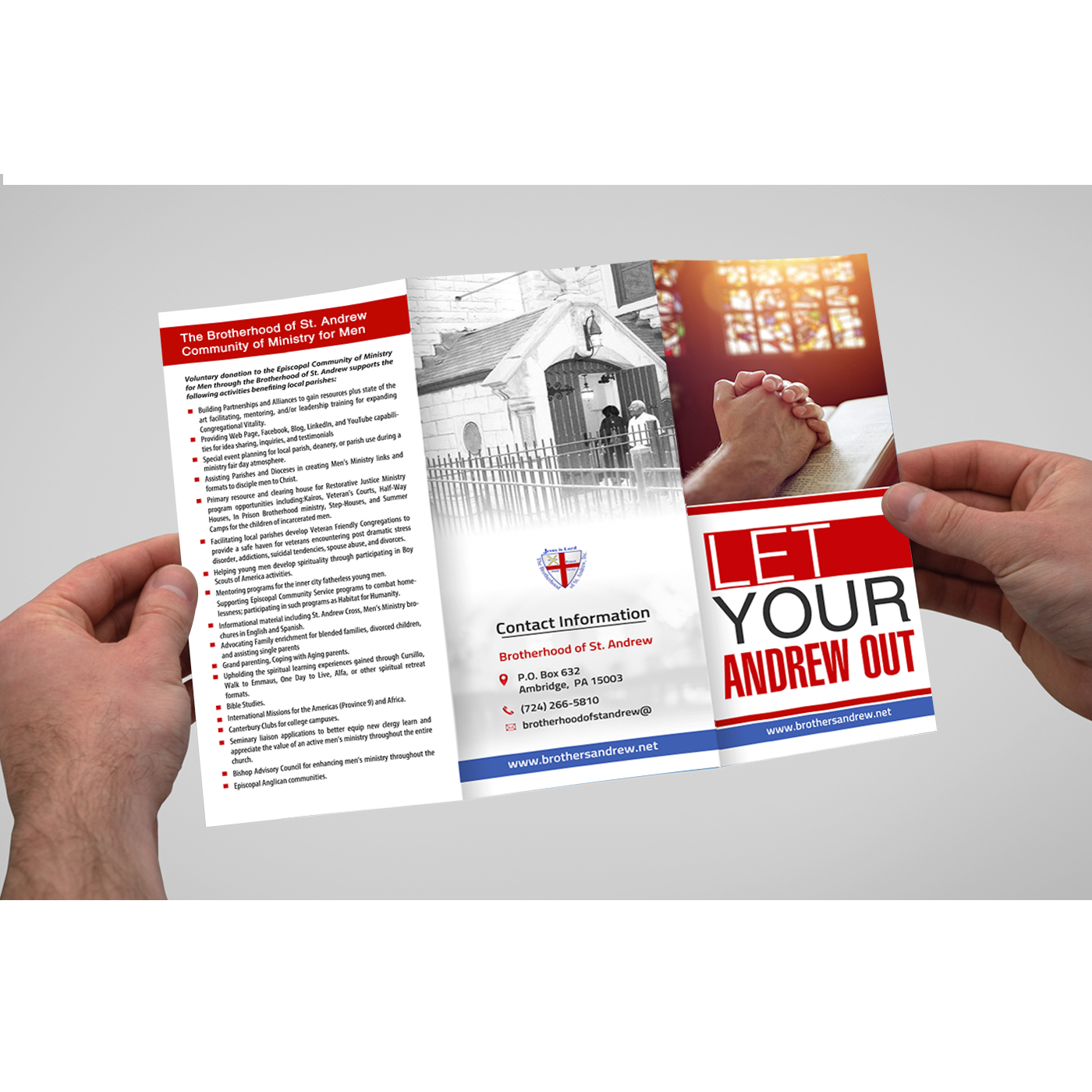 Flyer Design by creative.bugs for Brotherhood of St. Andrew | Design #12461090