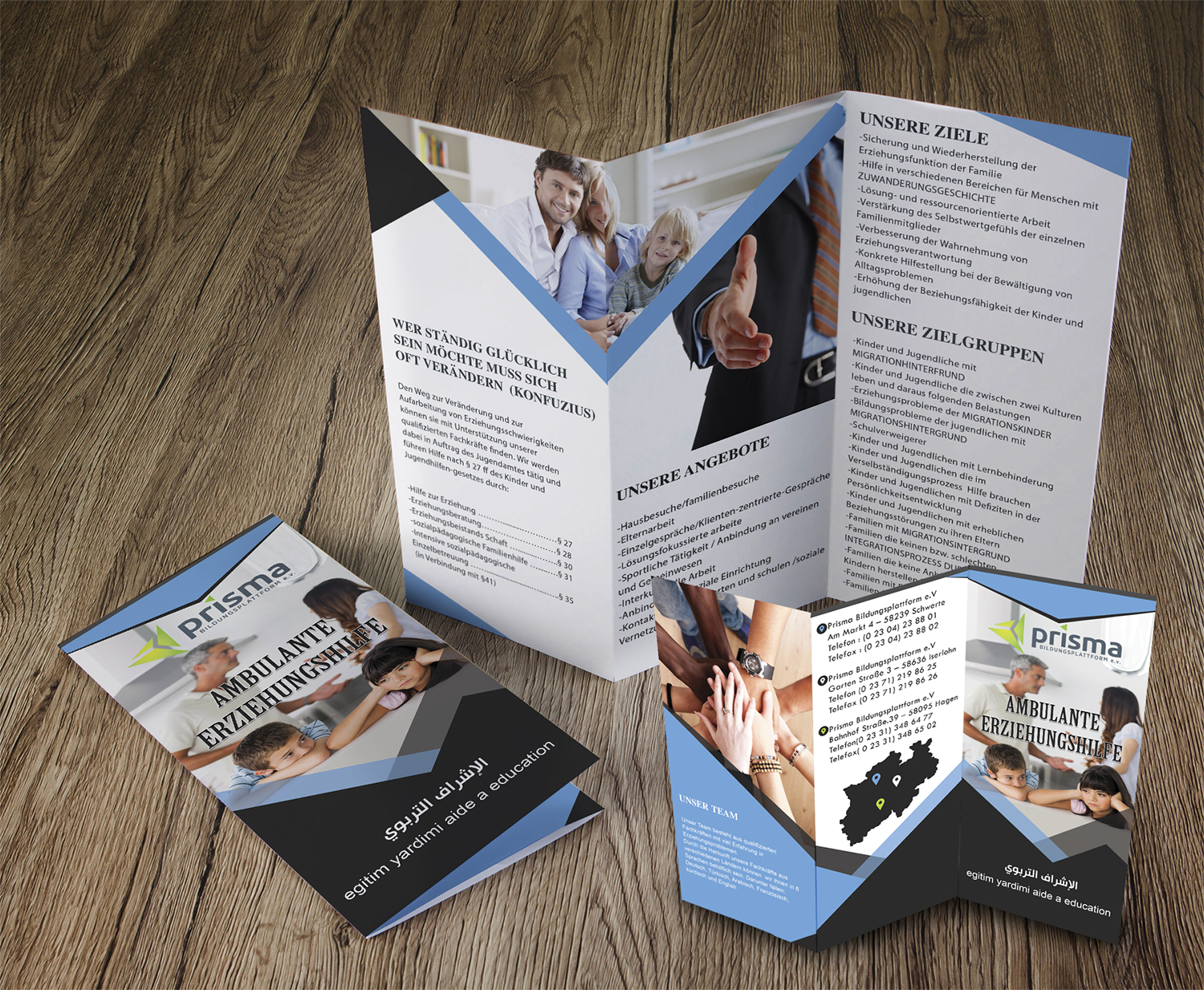 Diseño de Flyer por Riyad para Prisma Bildungsplattform e.V. | Diseño #12480945