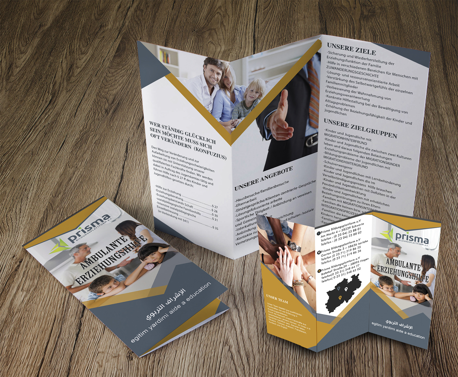 Diseño de Flyer por Riyad para Prisma Bildungsplattform e.V. | Diseño #12481529