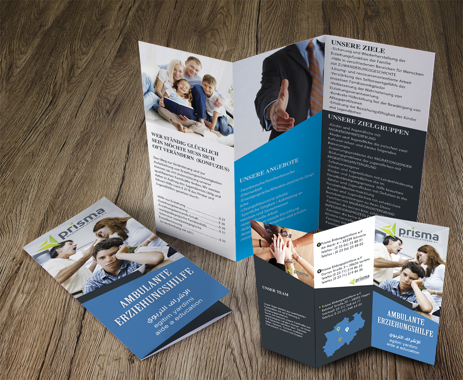 Diseño de Flyer por Riyad para Prisma Bildungsplattform e.V. | Diseño #12488476