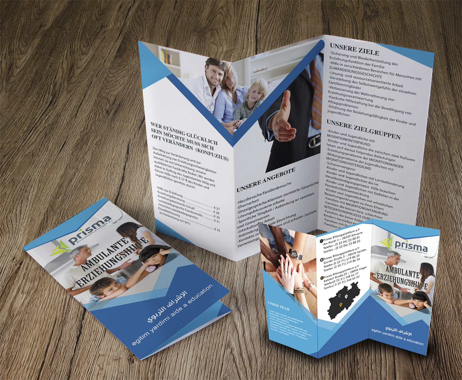 Diseño de Flyer por Riyad para Prisma Bildungsplattform e.V. | Diseño #12492485