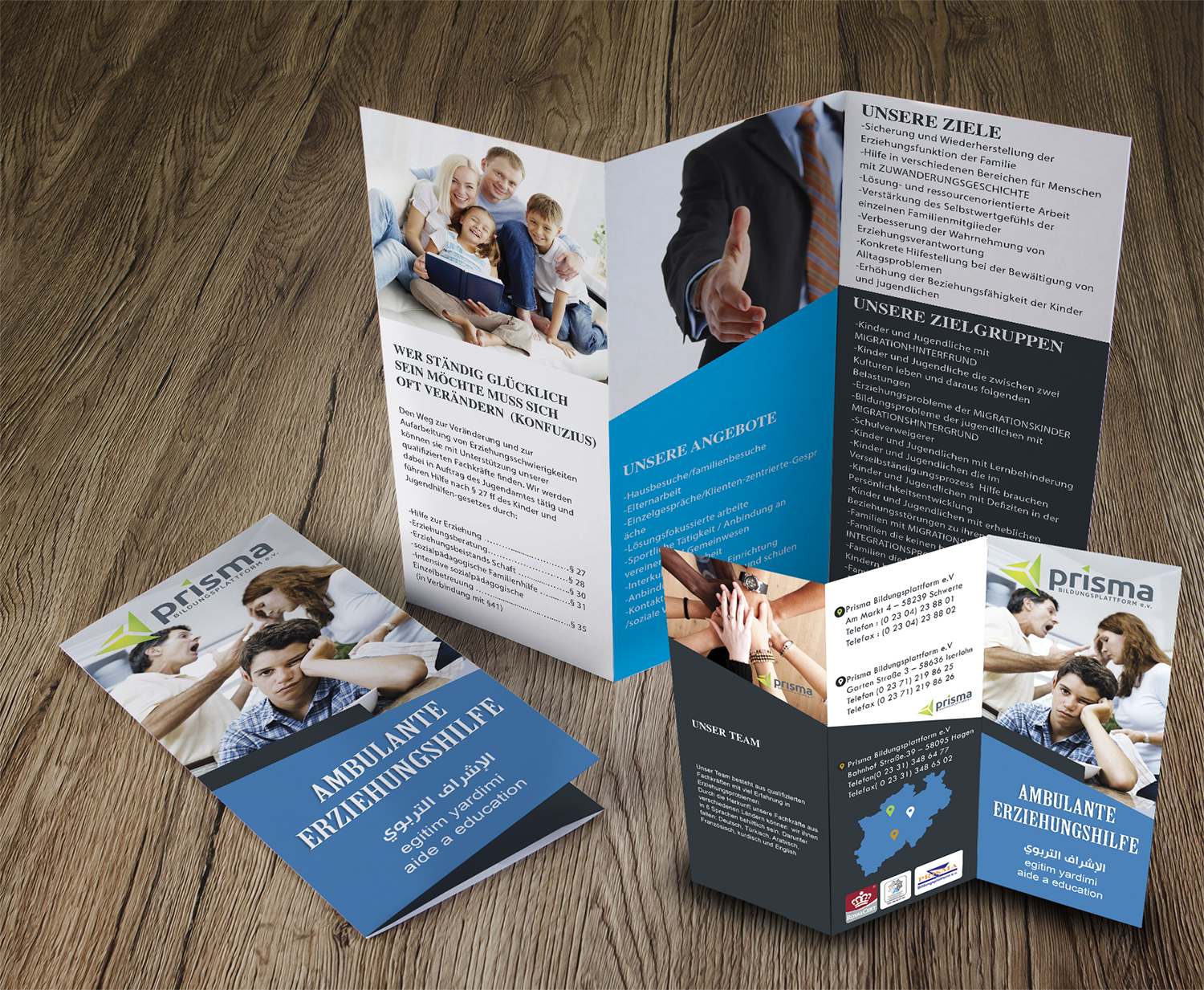 Diseño de Flyer por Riyad para Prisma Bildungsplattform e.V. | Diseño #12493368