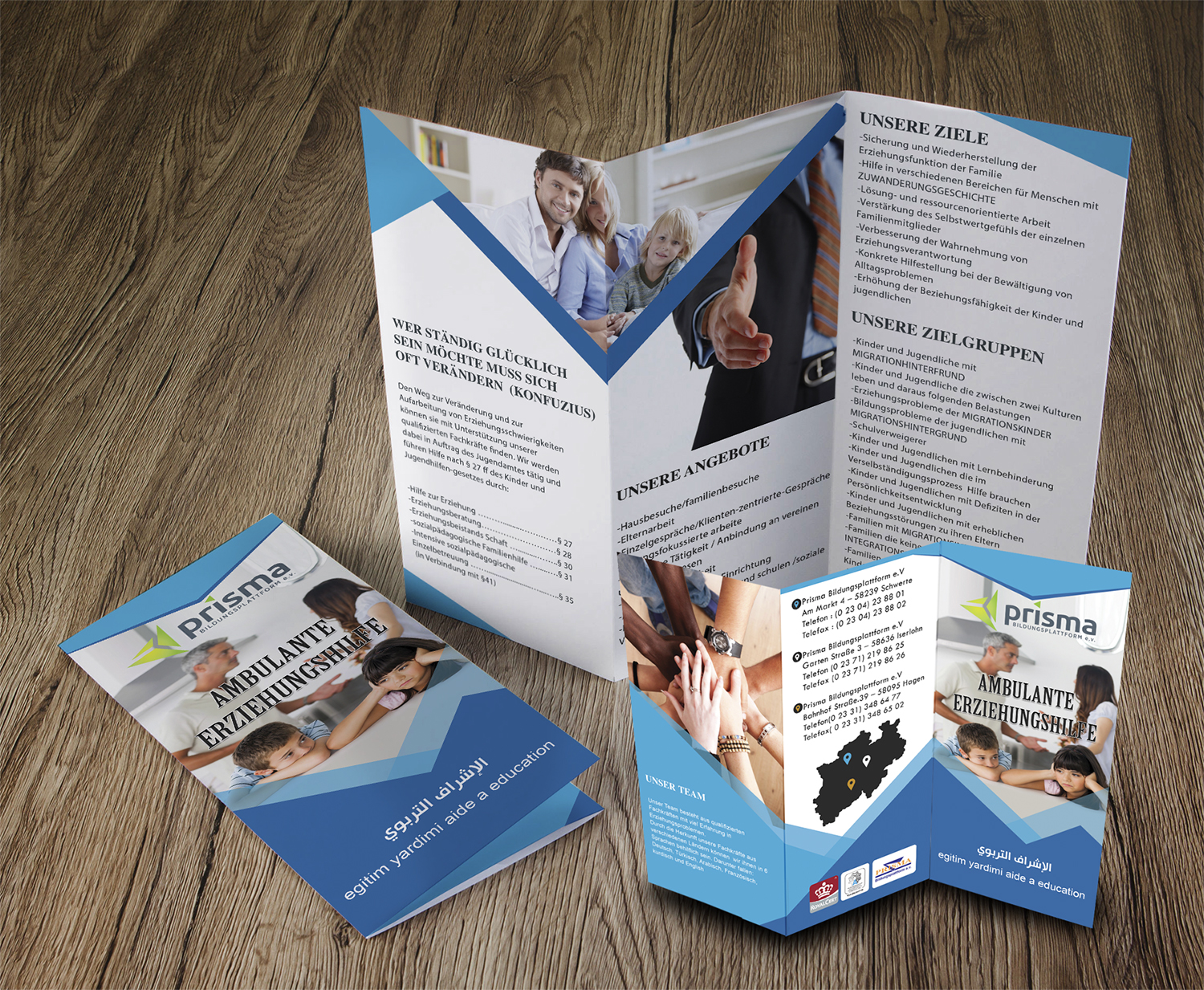 Diseño de Flyer por Riyad para Prisma Bildungsplattform e.V. | Diseño #12493417