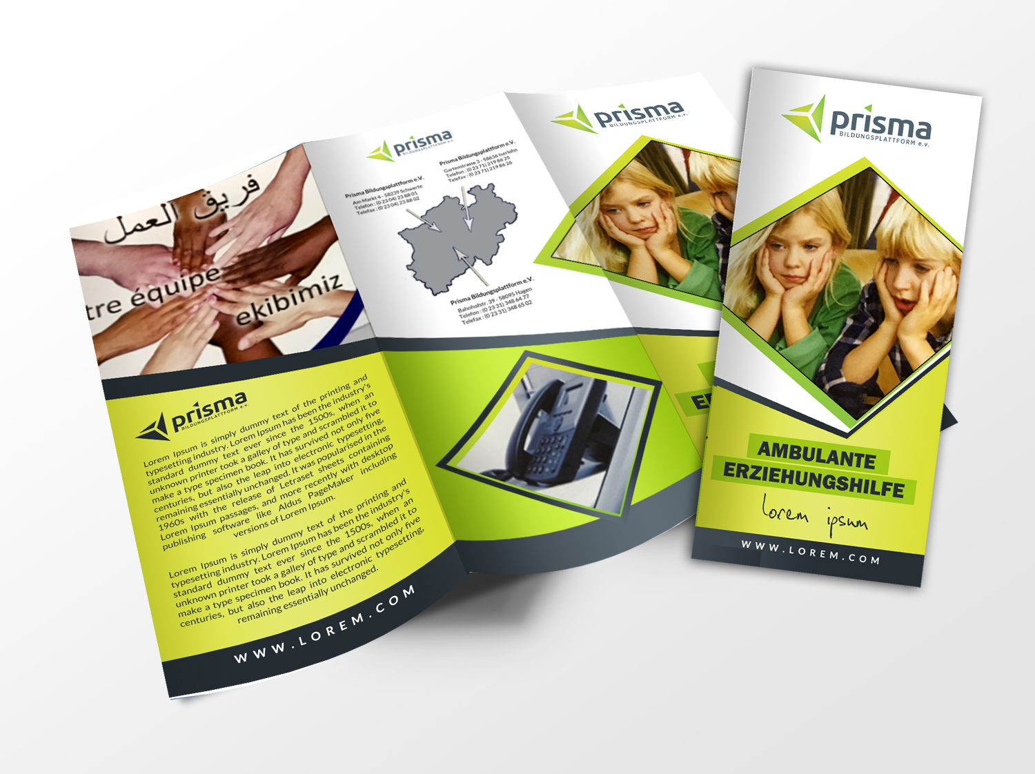 Diseño de Flyer por debdesign para Prisma Bildungsplattform e.V. | Diseño #12444908