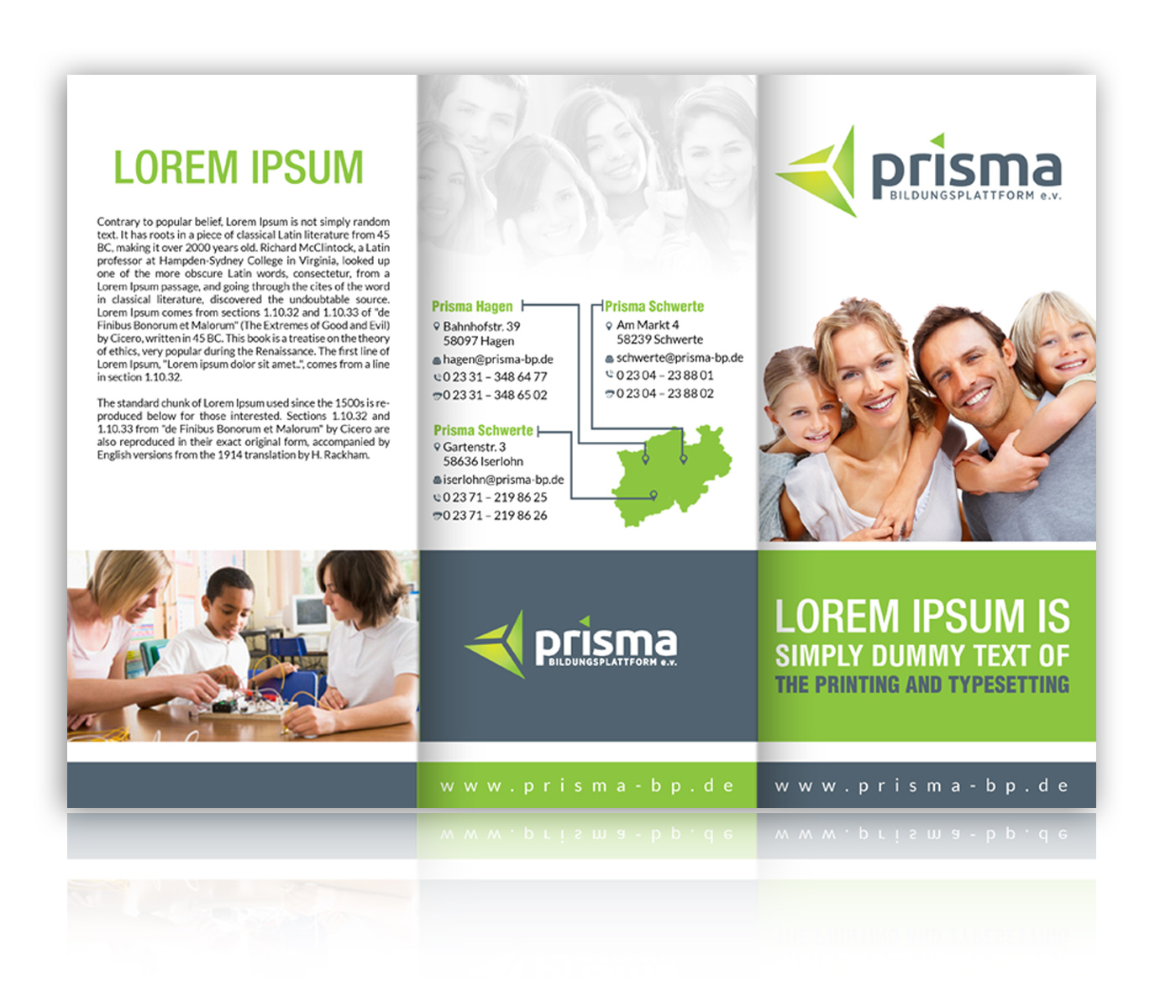 Diseño de Flyer por creative.bugs para Prisma Bildungsplattform e.V. | Diseño #12442107