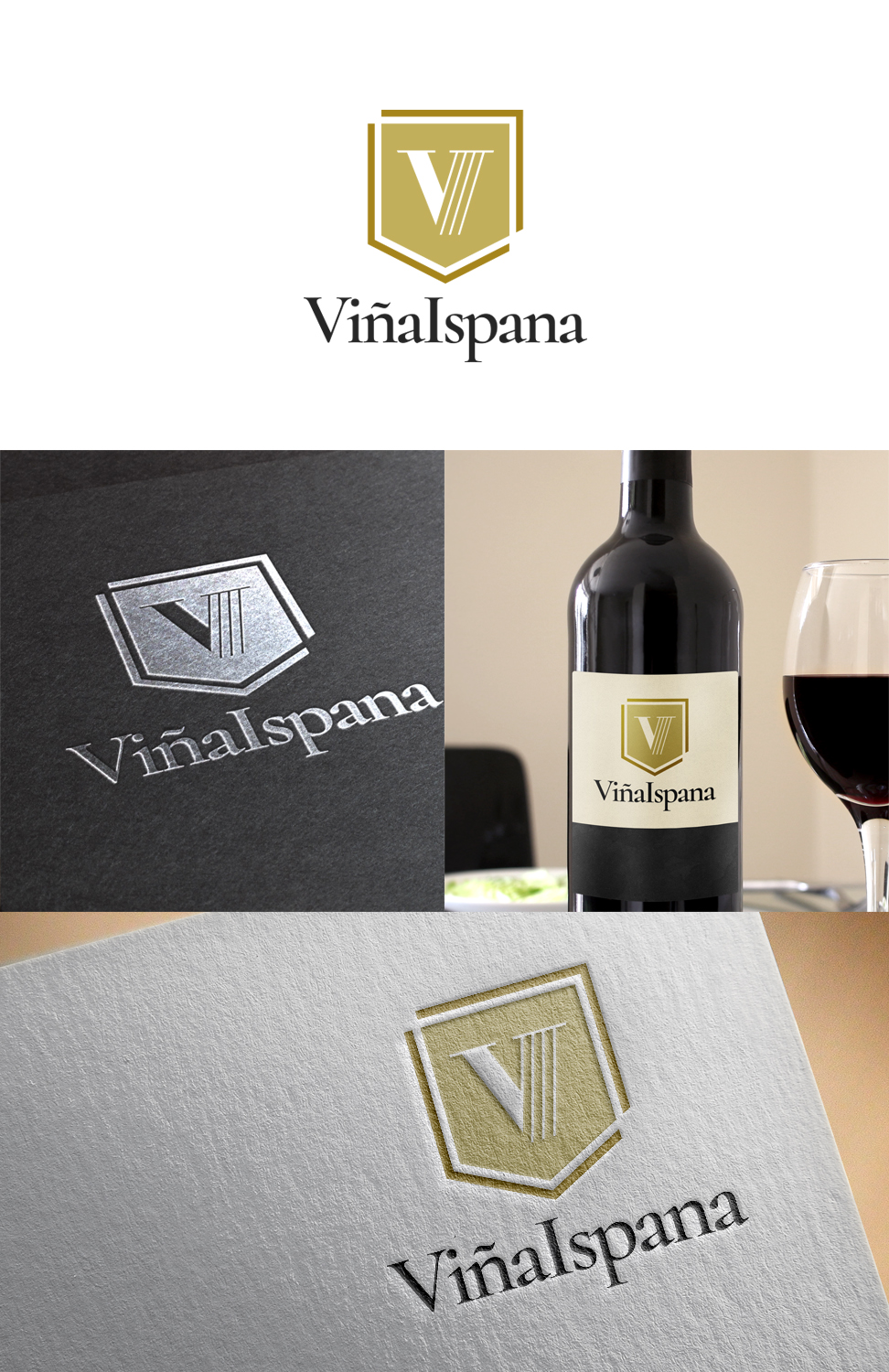 Logo Design by Daniel Caso Design for Vinispana | Design #13042397