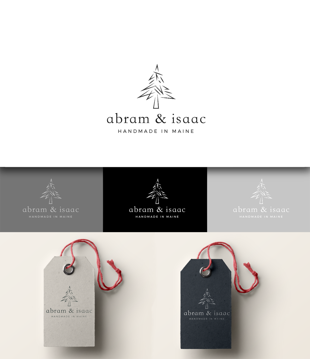 Logo Design by wonderland for Abram & Isaac | Design #12441652