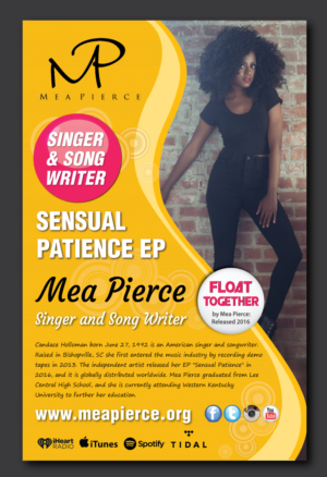 Mea Pierce Music Flyer for Social Media | Flyer-Design von meet007