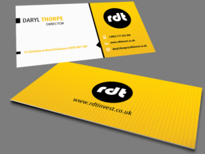 Design de Carte de Visite par Selda pour RDT Property | Design : #12437931