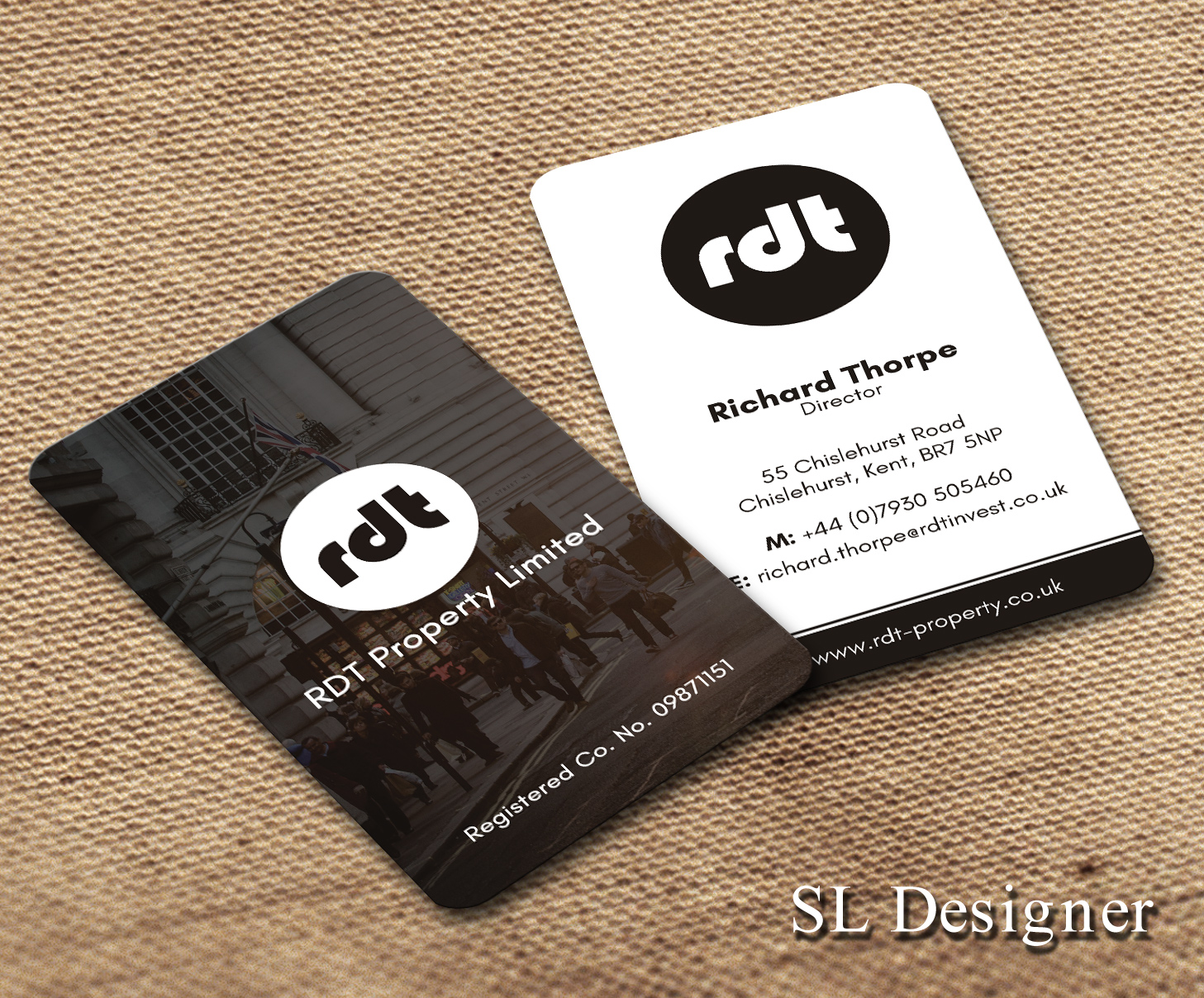 Business Card Design by SL Designer for RDT Property | Design #12441072