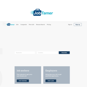 Logo Design by salmanghouri for Job Tamer | Design: #12528278