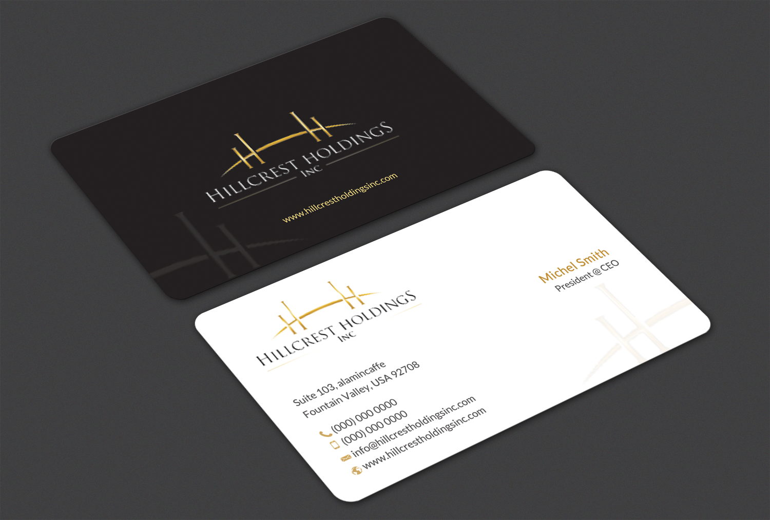 Business Card Design by Alaminenterprise for Hillcrest Holdings | Design #12533751