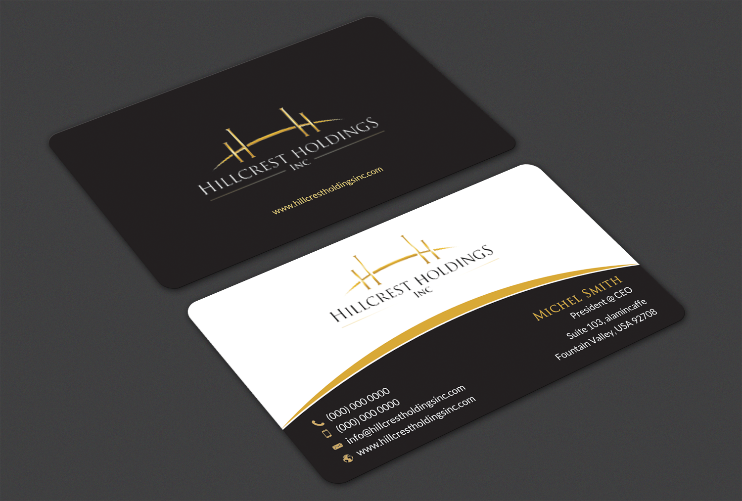 Business Card Design by Alaminenterprise for Hillcrest Holdings | Design #12533919