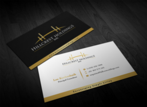 Business Card Design by Pointless Pixels India for Hillcrest Holdings | Design: #12450079