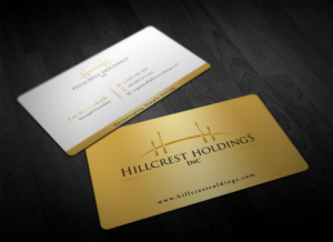 Business Card Design by Pointless Pixels India for Hillcrest Holdings | Design: #12450448