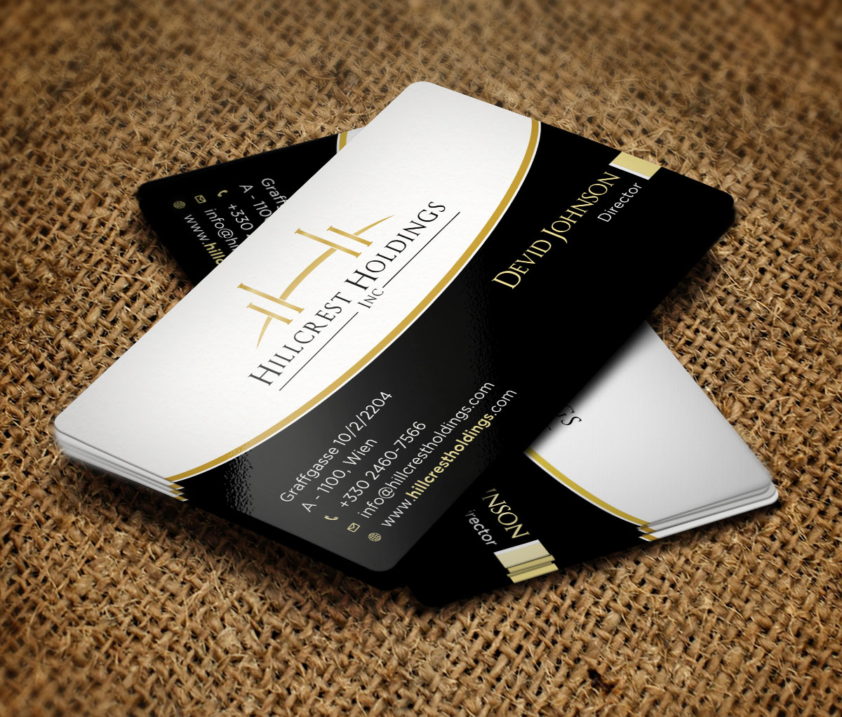 Business Card Design by Verified artistry (Design garden) for Hillcrest Holdings | Design #12467078
