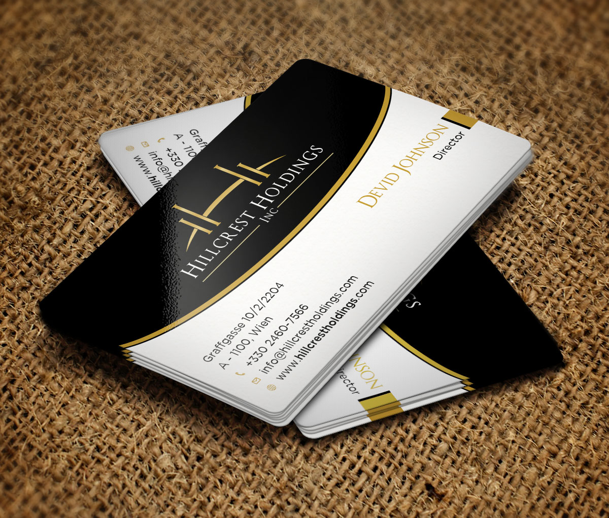 Business Card Design by Verified artistry (Design garden) for Hillcrest Holdings | Design #12467080