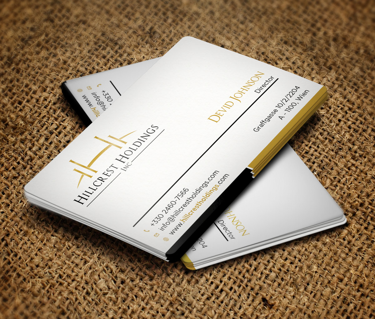 Business Card Design by Verified artistry (Design garden) for Hillcrest Holdings | Design #12467083