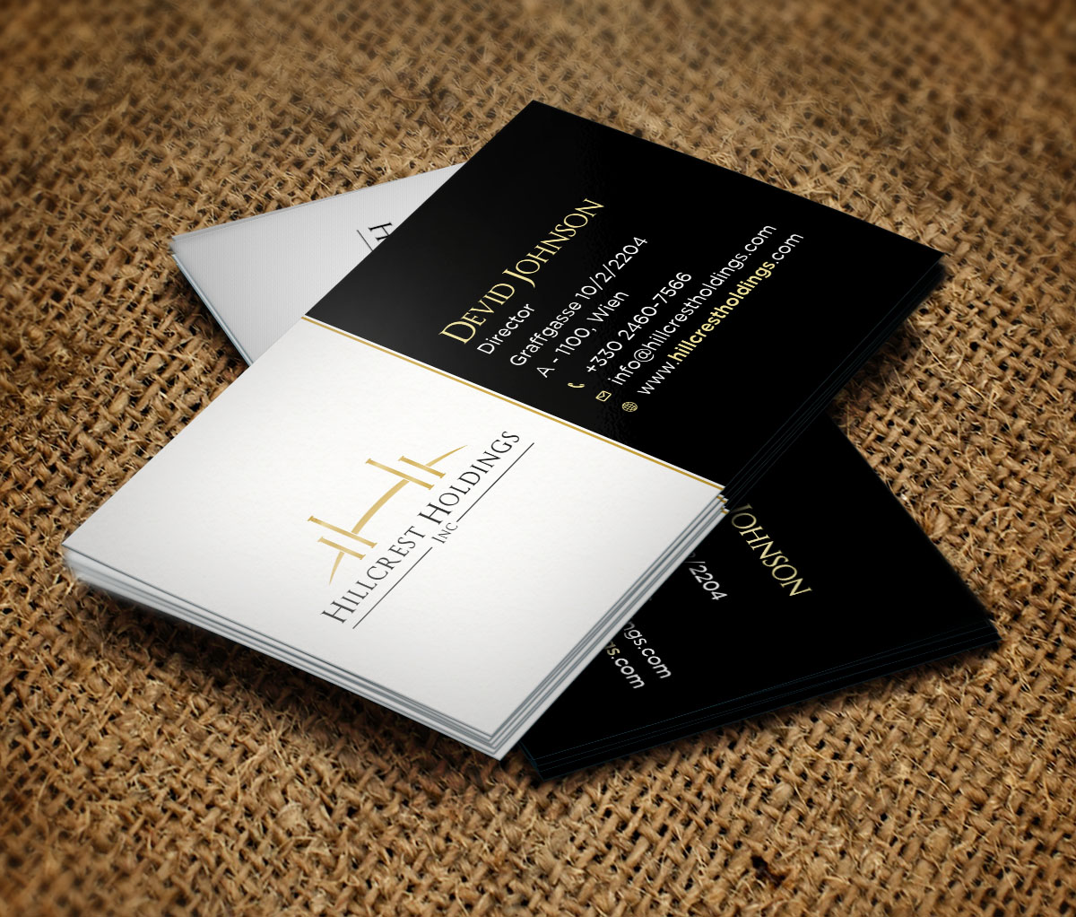 Business Card Design by Verified artistry (Design garden) for Hillcrest Holdings | Design #12467086