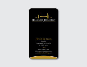 Business Card Design by Verified artistry (Design garden) for Hillcrest Holdings | Design: #12467091