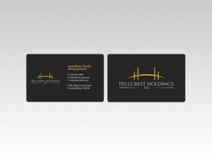 Business Card Design by Creations Box 2015 for Hillcrest Holdings | Design: #12475372