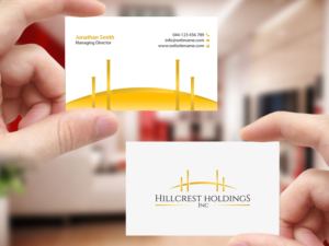 Business Card Design by Creations Box 2015 for Hillcrest Holdings | Design: #12475377