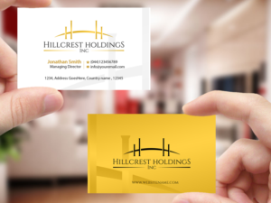 Business Card Design by Creations Box 2015 for Hillcrest Holdings | Design: #12475383