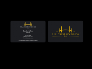 Business Card Design by Creations Box 2015 for Hillcrest Holdings | Design: #12475392