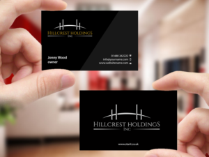Business Card Design by Creations Box 2015 for Hillcrest Holdings | Design: #12475395