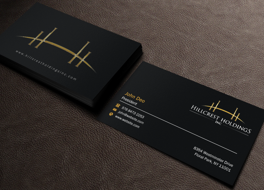 Business Card Design by Brand aid for Hillcrest Holdings | Design #12455235
