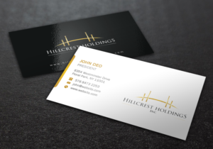 Business Card Design by Brand aid for Hillcrest Holdings | Design: #12455313
